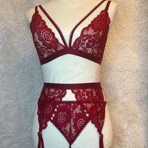 Burgundy Lingerie Set ♥️ NWOT